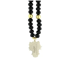 Virvelė telefonui Hello Kitty Pearls and Beads Kitty Charm juodos spalvos