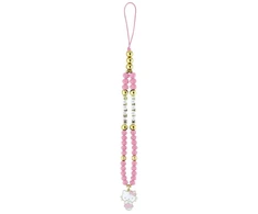 Virvelė telefonui Hello Kitty Pearls and Beads Kitty Charm rožinės spalvos
