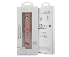 Universali apyrankė (20 mm) Hello Kitty silikoninė Kitty Head (HKUWMSCHBLP) rožinės spalvos