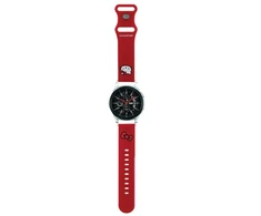 Apyrankė Samsung Galaxy Watch (46mm) / Samsung Gear S3 (46mm) / Huawei Watch GT / GT 2 / GT 2 PRO / GT 3 / GT 3 PRO (46mm) Hello Kitty Strap Silicone Kitty Head (HKUWLSCHBLR) raudonos spalvos