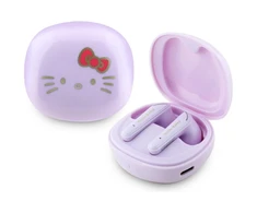 Ausinės TWS Hello Kitty O Glossy Finish violetinės spalvos
