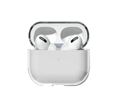 Hurtel AirPods 2 / AirPods 1 rigid, strong, skaidrus ausinių dėklas