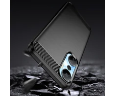 Hurtel Carbon Infinix Hot 20 flexible silikoninis carbon dėklas telefonui juodos spalvos