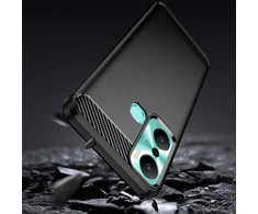 Hurtel Carbon Infinix Hot 20 Play flexible silikoninis carbon dėklas telefonui juodos spalvos