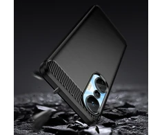 Hurtel Carbon Infinix Hot 20S flexible silikoninis carbon dėklas telefonui juodos spalvos