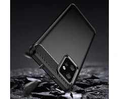 Hurtel Carbon Motorola Moto G Power 2023 flexible silikoninis carbon dėklas telefonui juodos spalvos