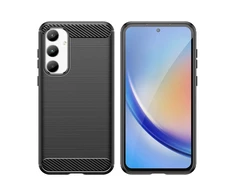 Hurtel Carbon Samsung Galaxy A35 – dėklas telefonui juodos spalvos