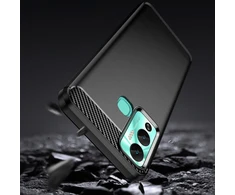 Hurtel Carbon Infinix Hot 12 Play NFC / Hot 12 Play flexible silikoninis carbon dėklas telefonui juodos spalvos
