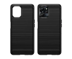 Carbon Realme 10 5G / Realme 9i 5G Flexible silikoninis Carbon dėklas telefonui juodos spalvos