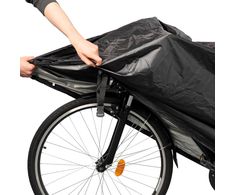 Hurtel Atsparus vandeniui bike cover dydis S - juodas