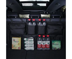 Hurtel Car organizatorius galinės sėdynės atlošas bagažinė juodos spalvos