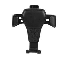 „Hurtel Car Holder H01“ juodos spalvos gravitacinis automobilio laikiklis ventiliacijos grotelėms