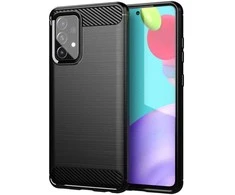 Hurtel Carbon dėklas skirtas Samsung Galaxy A72 4G, juodas