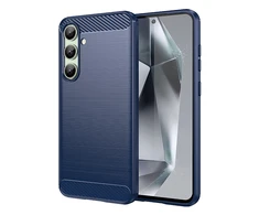 Hurtel Carbon Case do Samsung Galaxy S24 FE – dėklas telefonui mėlynos spalvos