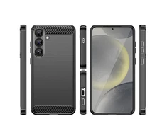Hurtel Carbon Case Samsung Galaxy S25 Plus – dėklas telefonui juodos spalvos