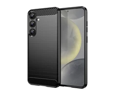 Hurtel Carbon Case Samsung Galaxy S25 Plus – dėklas telefonui juodos spalvos