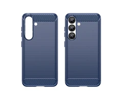 Hurtel Carbon Case Samsung Galaxy S25 – dėklas telefonui mėlynos spalvos