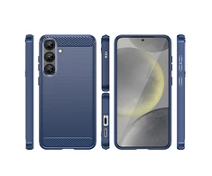 Hurtel Carbon Case do Samsung Galaxy S25 Plus – dėklas telefonui mėlynos spalvos