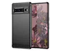 Hurtel Carbon Case Flexible Google Pixel 7 Pro dėklas telefonui juodos spalvos