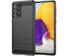 Hurtel Carbon dėklas skirtas Samsung Galaxy A73, juodas