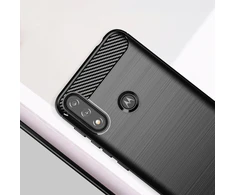 Hurtel Carbon dėklas skirtas Motorola Moto E7i Power, juodas