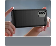 Hurtel Carbon dėklas skirtas NOKIA G400, juodas