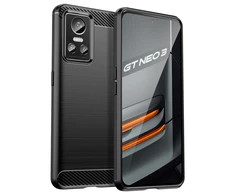 Hurtel Carbon dėklas skirtas Realme GT Neo 3, juodas