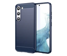 Hurtel Carbon dėklas skirtas Samsung Galaxy S23 +, mėlynas