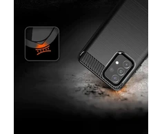 Hurtel Carbon dėklas skirtas Samsung Galaxy A72 4G, juodas