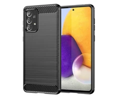 Hurtel Carbon dėklas skirtas Samsung Galaxy A73, juodas