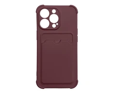 Hurtel Card Armor dėklas skirtas Xiaomi Redmi 10X 4G / Xiaomi Redmi Note 9, aviečių spalvos