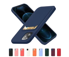 Hurtel Card silikoninis dėklas skirtas Xiaomi Redmi Note 11 Pro + 5G / 11 Pro 5G / 11 Pro, mėlynas