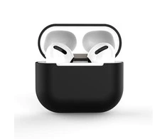 Hurtel silikoninis minkštas dėklas skirtas AirPods 2 / AirPods 1 ausinėms, juodos spalvos (Case C)