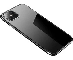 Hurtel skaidrus TPU dėklas skirtas Samsung Galaxy A22 4G, juodas