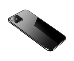 Hurtel Clear Color dėklas skirtas Samsung Galaxy S22 + (S22 Plus), juodas rėmelis