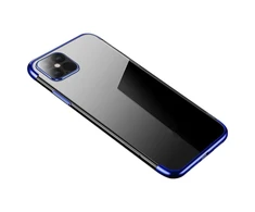 Hurtel Clear Color dėklas skirtas Xiaomi Redmi Note 11 pro + 5g / 11 pro 5g / 11 pro, mėlynas rėmelis
