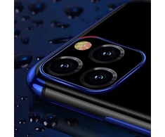 Hurtel Clear Color dėklas skirtas Xiaomi Redmi Note 11 Pro + 5G / 11 Pro 5G / 11 Pro, juodas rėmelis
