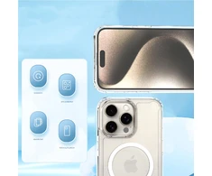Hurtel Clear Corner MagSafe Apple iPhone 16 Pro – dėklas telefonui skaidrus