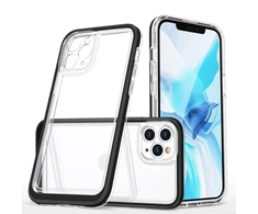 Hurtel Clear dėklas skirtas iPhone 11 Pro Max, juodas