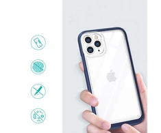 Hurtel Clear dėklas skirtas iPhone 11 Pro Max, mėlynas