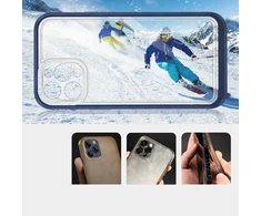 Hurtel Clear dėklas skirtas iPhone 12 Pro Max, mėlynas