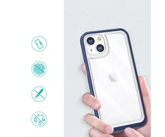 Hurtel Clear dėklas skirtas iPhone 13 mini, mėlynas