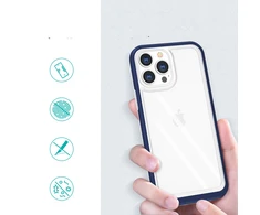 Hurtel Clear dėklas skirtas iPhone 13 Pro, mėlynas