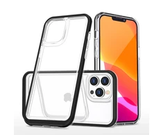 Hurtel Clear dėklas skirtas iPhone 13 Pro Max, juodas