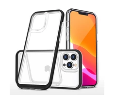 Hurtel Clear dėklas skirtas iPhone 14 Pro Max, juodas
