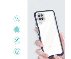Hurtel Clear dėklas skirtas Samsung Galaxy A22 4G, mėlynas
