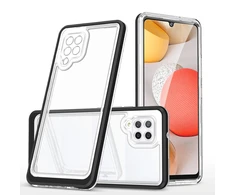Hurtel Clear dėklas skirtas Samsung Galaxy A42 5G, juodas