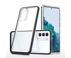 Hurtel Clear dėklas skirtas Samsung Galaxy S21 + 5G (S21 Plus 5G), juodas