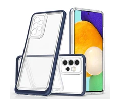 Hurtel Clear dėklas skirtas Samsung Galaxy A73, mėlynas