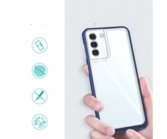 Hurtel Clear dėklas skirtas Samsung Galaxy S22 + (S22 Plus), mėlynas